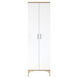 Hanah Home Armario Multiusos Nogal y Blanco